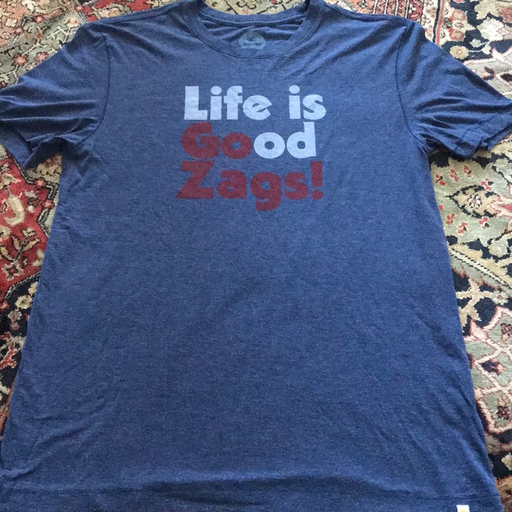 Life is Good Blue Tee